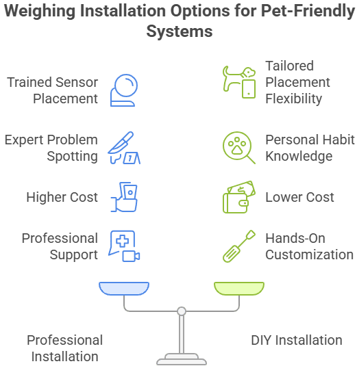 Weighing Installation Option for Pet-Friendly System