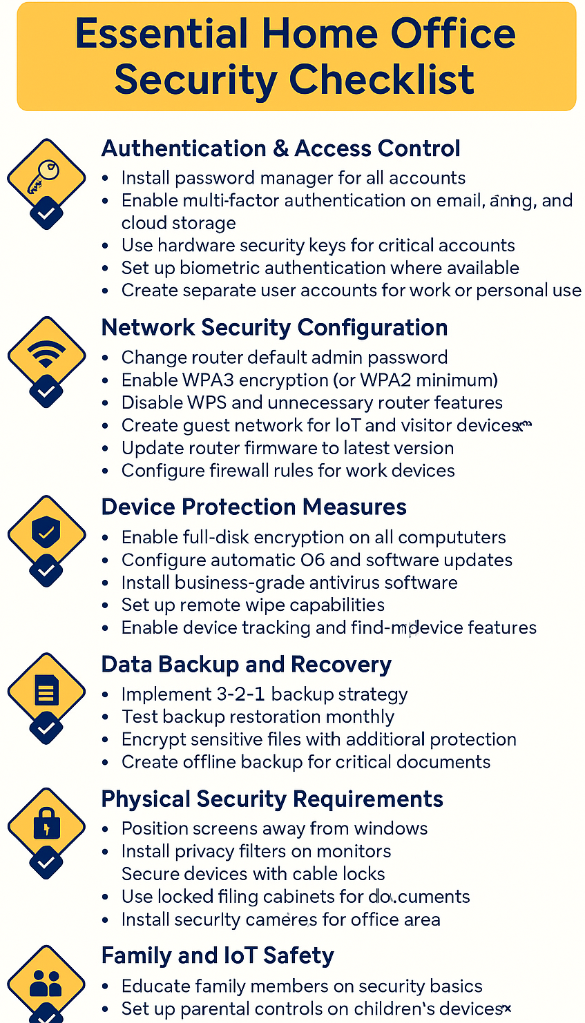 Essential Home Office Security Checklist