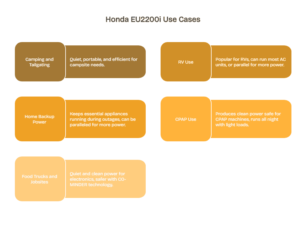 Honda EU2200i Real-World Use Cases - visual selection
